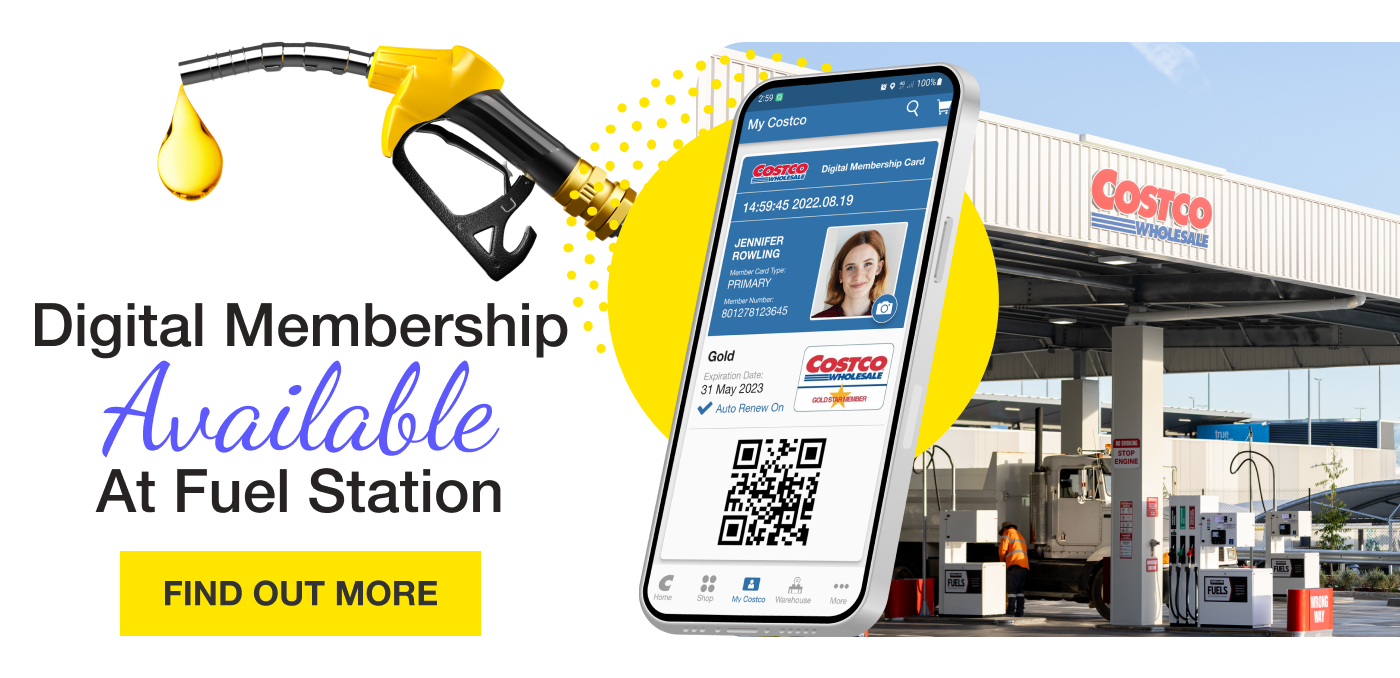 Digital Membership available at Fuel Station