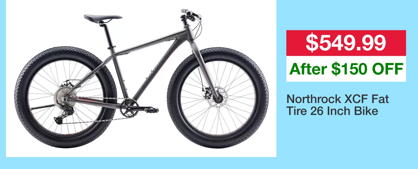 Northrock XCF Fat Tire 26 Inch Bike