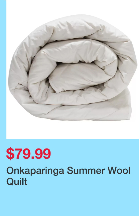 Onkaparinga Summer Wool Quilt