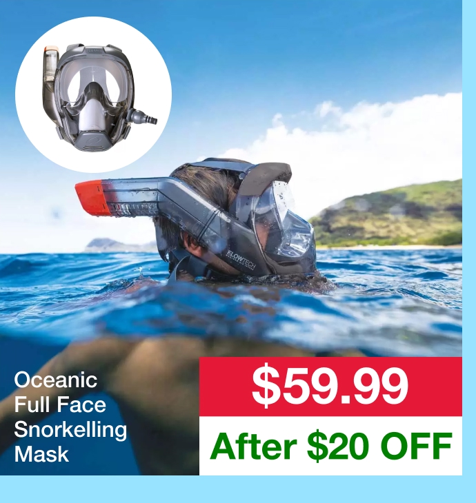 Oceanic Full Face Snorkelling Mask