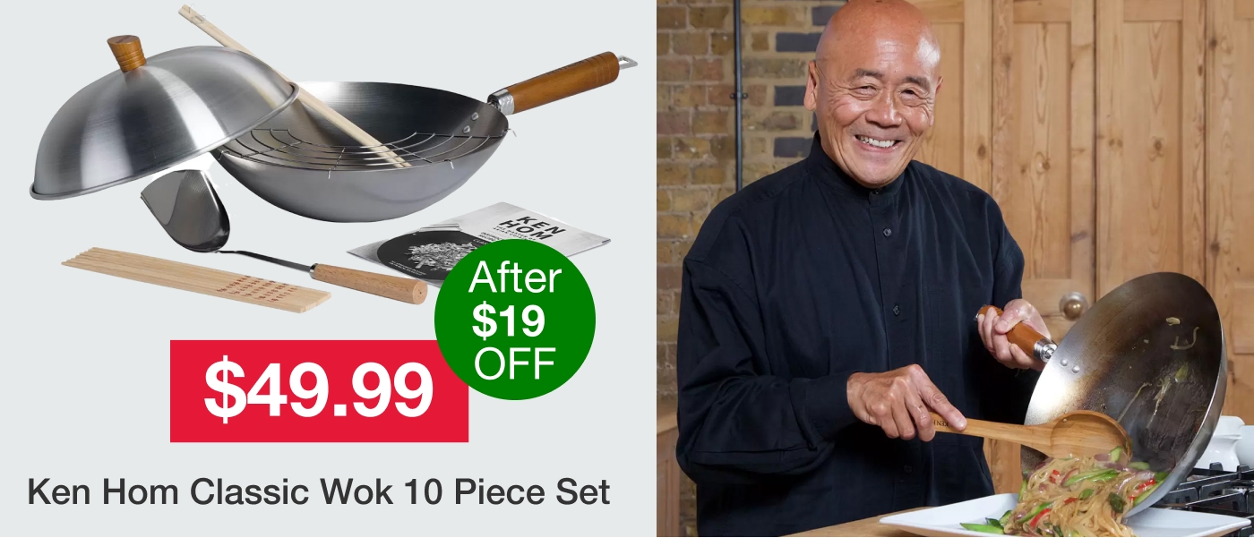 Ken Hom Classic Wok 10 Piece Set