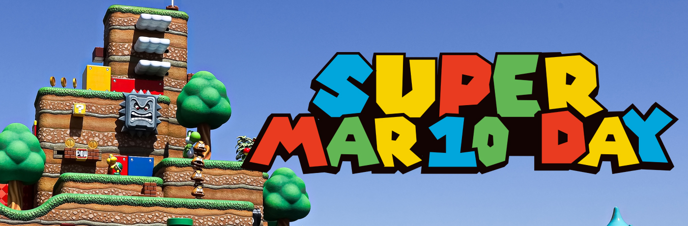 Super Mario Day 10th March 2025 Banner