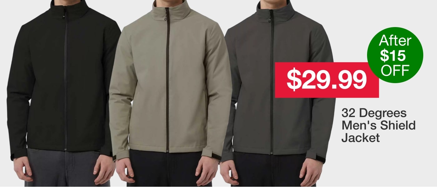 32 Degrees Men's Shield Jacket