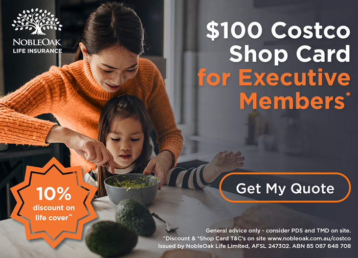 $100 Costco Shop Card for Executive Members* | NobleOak | Banner