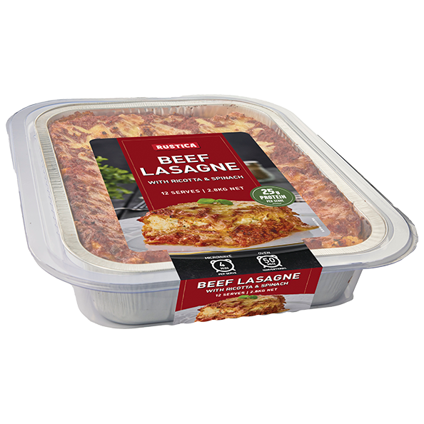 Rustica Beef Lasagne With Ricotta 2.8kg