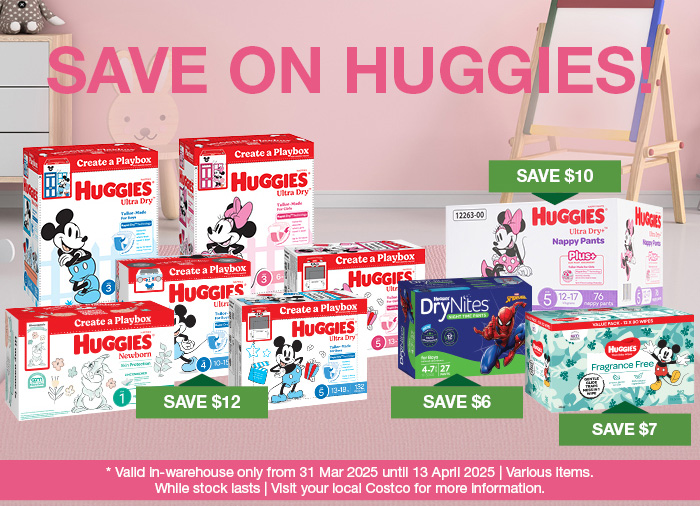 SAVE ON HUGGIES! | Huggies Banner