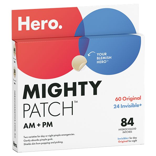 Hero Mighty Patches 60 Original Patches + 24 Invisible Patches 84 count