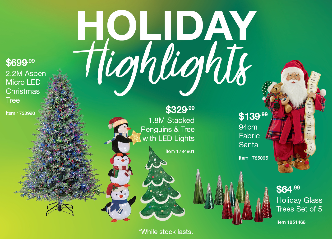 Holiday Highlights | Banner
