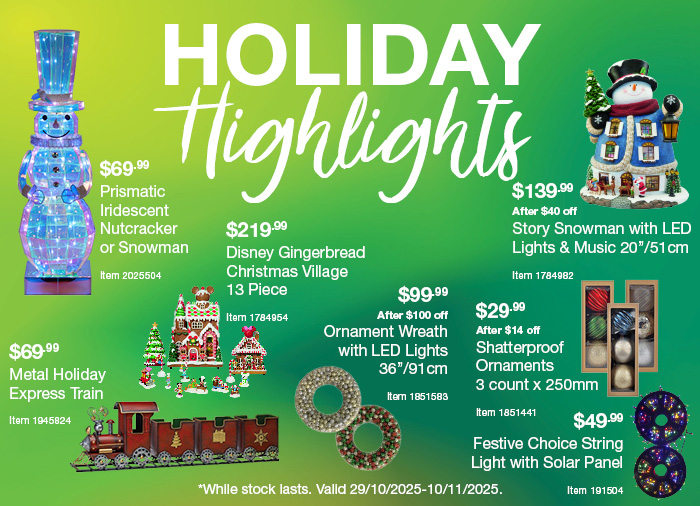 Holiday Highlights | Banner
