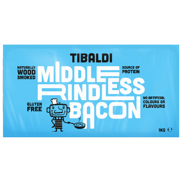 Tibaldi Rindless Middle Bacon 1kg