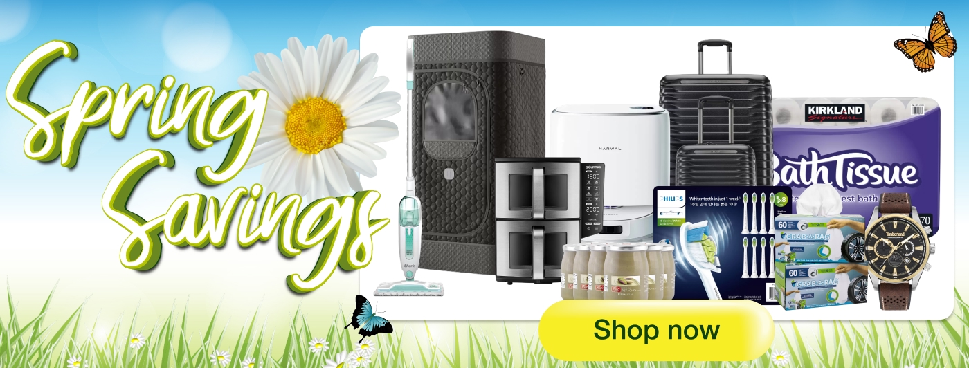 Spring Savings Now On