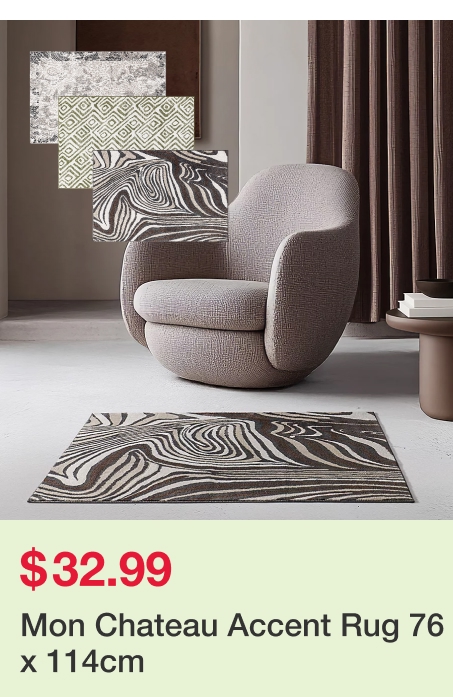 Mon Chateau Accent Rug 76 x 114cm