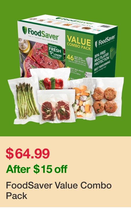 FoodSaver Value Combo Pack