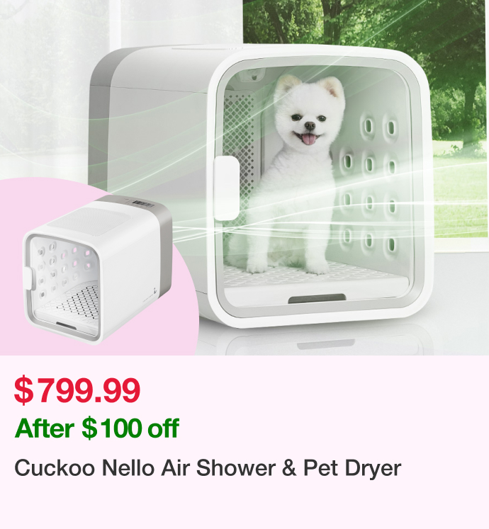 Cuckoo Nello Air Shower & Pet Dryer ND-A0610FG