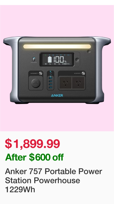 Anker 757 Portable Power Station Powerhouse 1229Wh A1770C11