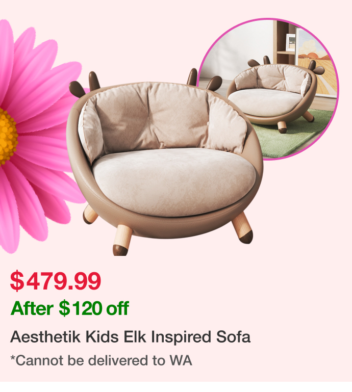 Aesthetik Kids Elk Inspired Sofa