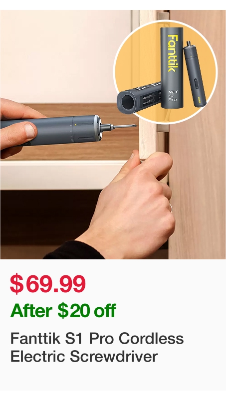 Fanttik S1 Pro Cordless Electric Screwdriver