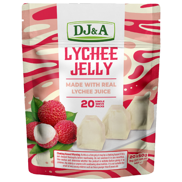 DJ&A Lychee Jelly 20 x 50g