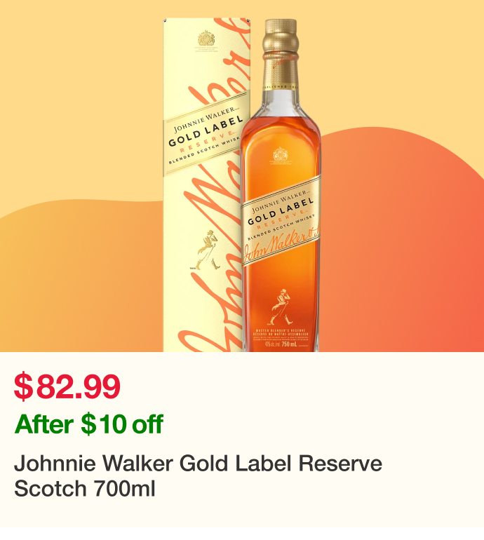 Johnnie Walker Gold Label Reserve Scotch 700ml