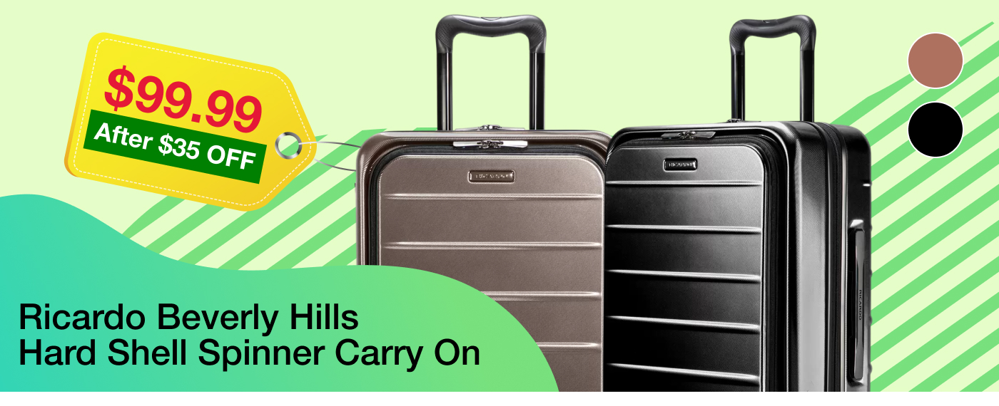 Ricardo Beverly Hills Hard Shell Spinner Carry On