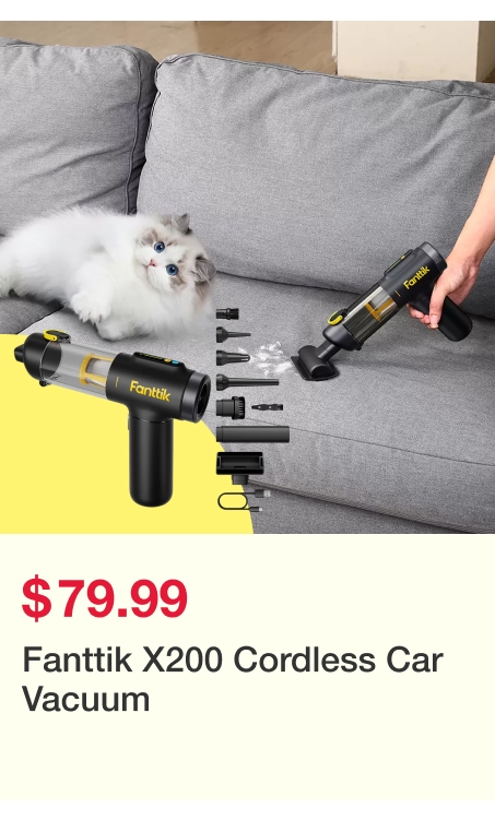Fanttik X200 Cordless Car Vacuum