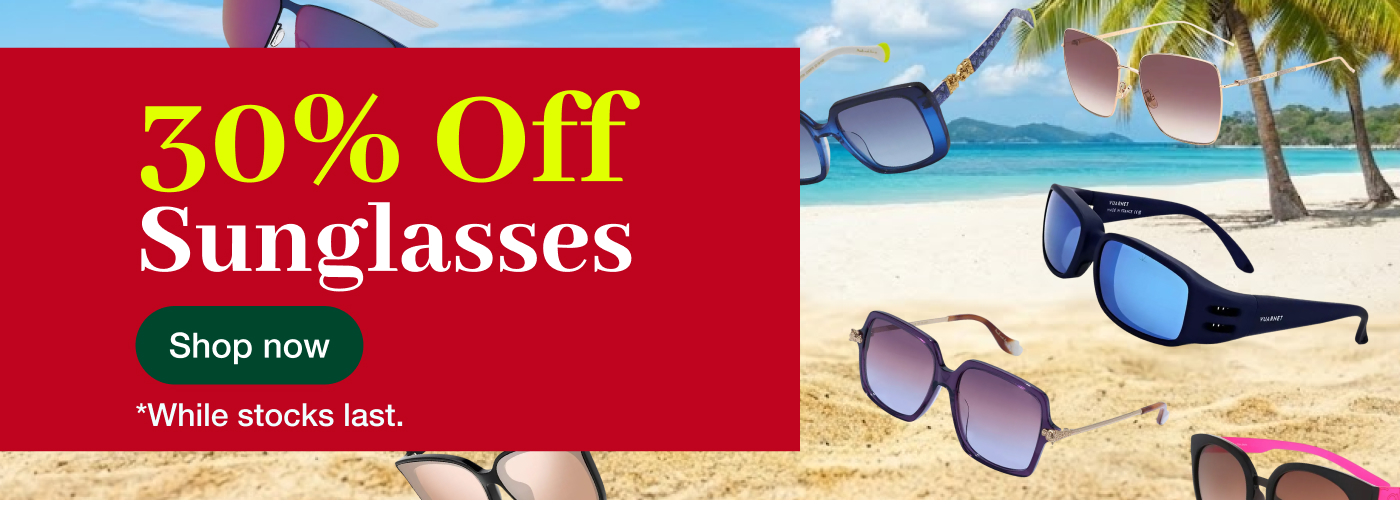 Get 30% Off Sunglasses