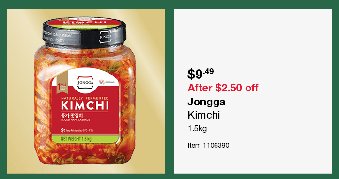 Jongga Kimchi 1.5kg