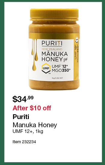 Puriti Manuka Honey UMF 12+, 1kg