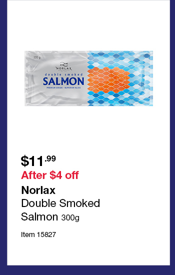Norlax Double Smoked Salmon 300g