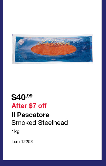 Il Pescatore Smoked Steelhead 1kg