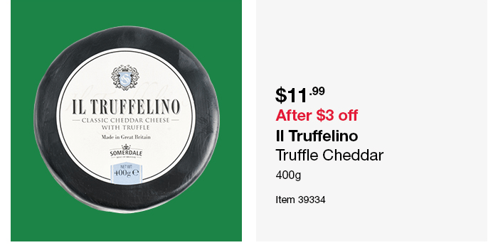 Il Truffelino Truffle Cheddar 400g