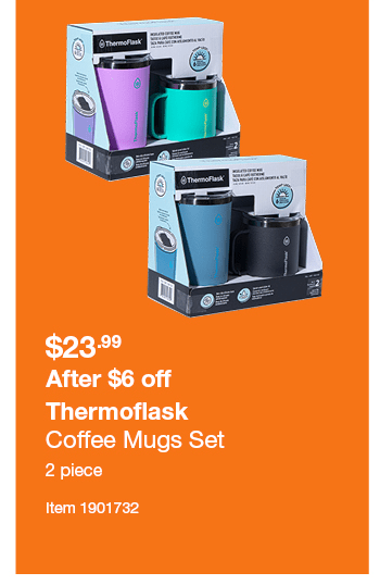 Thermoflask Coffee Mugs Set 2 piece