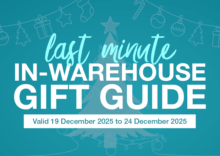 Last minute In-warehouse gift guide | Banner