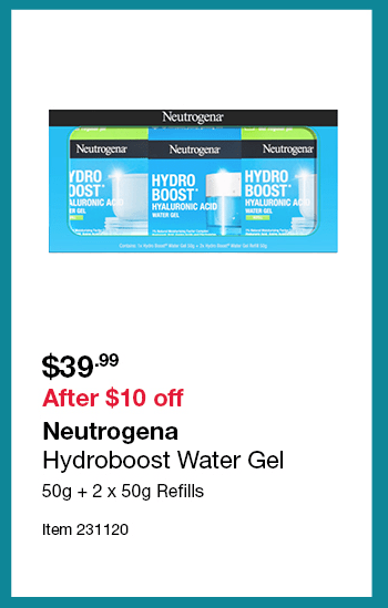 Neutrogena Hydroboost Water Gel 50g + 2 x 50g Refills