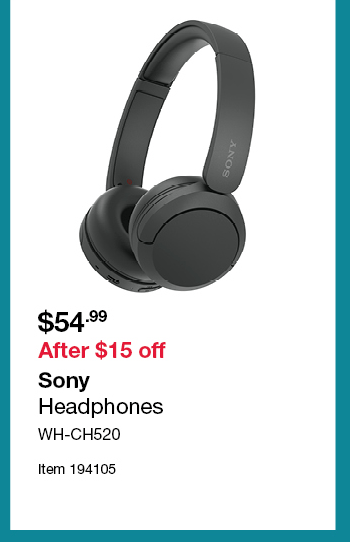 Sony Headphones WH-CH520