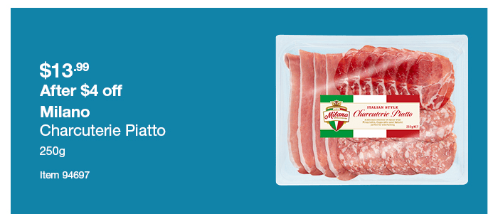 Milano Charcuterie Piatto 250g