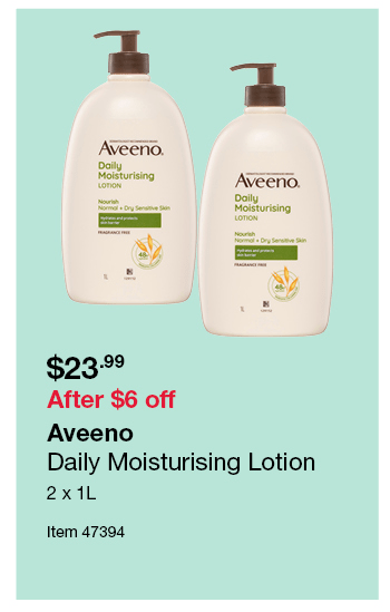 Aveeno Daily Moisturising Lotion 2 x 1L