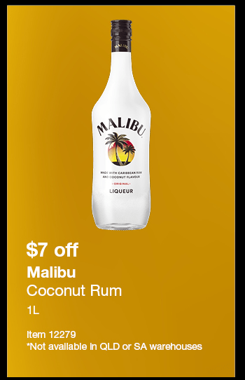 Malibu Coconut Rum 1L