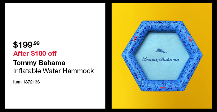 Tommy Bahama Inflatable Water Hammock