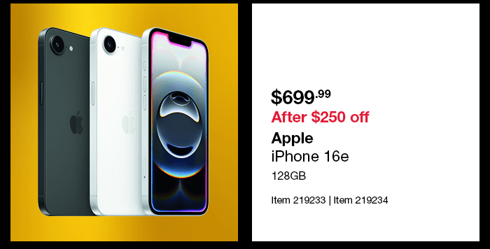 Apple iPhone 16e 128GB