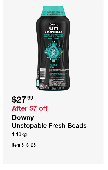 Downy Unstopable Fresh Beads 1.13kg