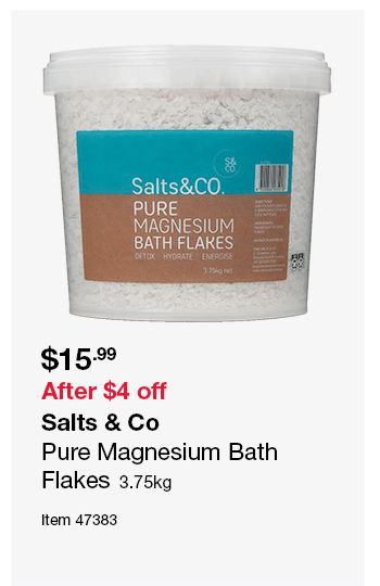 Salts & Co Pure Magnesium Bath Flakes 3.75kg