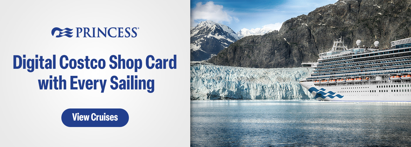 Princess Cruise Line digital shop card with every sailing