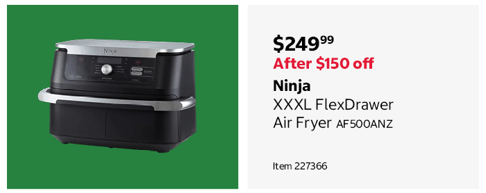 Ninja XXXL FlexDrawer Air Fryer AF500ANZ