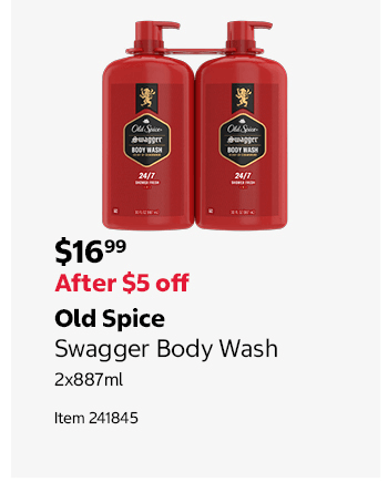 Old Spice Swagger Body Wash 2x887ml