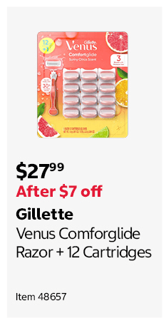 Gillette Venus Comforglide Razor + 12 Cartridges