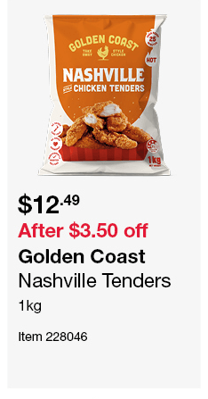 Golden Coast Nashville Tenders 1kg