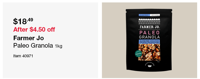 Farmer Jo Paleo Granola 1kg