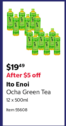 Ito Enoi Ocha Green Tea 12 x 500ml