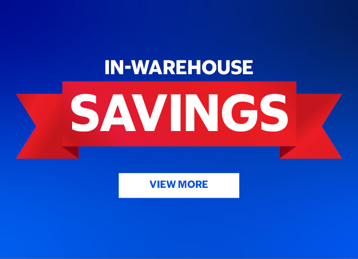 in-warehouse savings | Banner